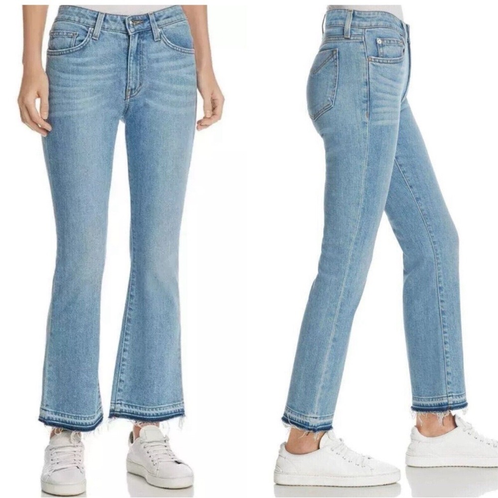 Derek Lam • Gia Mid Rise Cropped Flare Jean